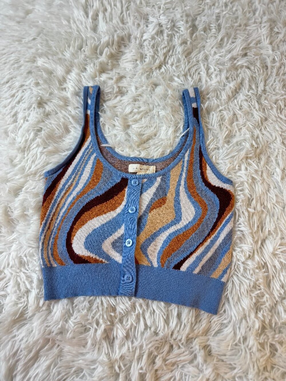 LA Hearts Y2K Sweater Tank Top Size S NWOT Cropped Knit